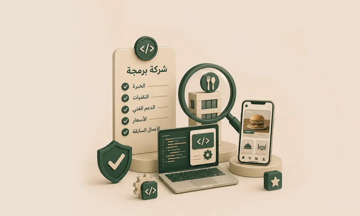كيف تختار شركة برمجة لتطبيق مطعمك؟
